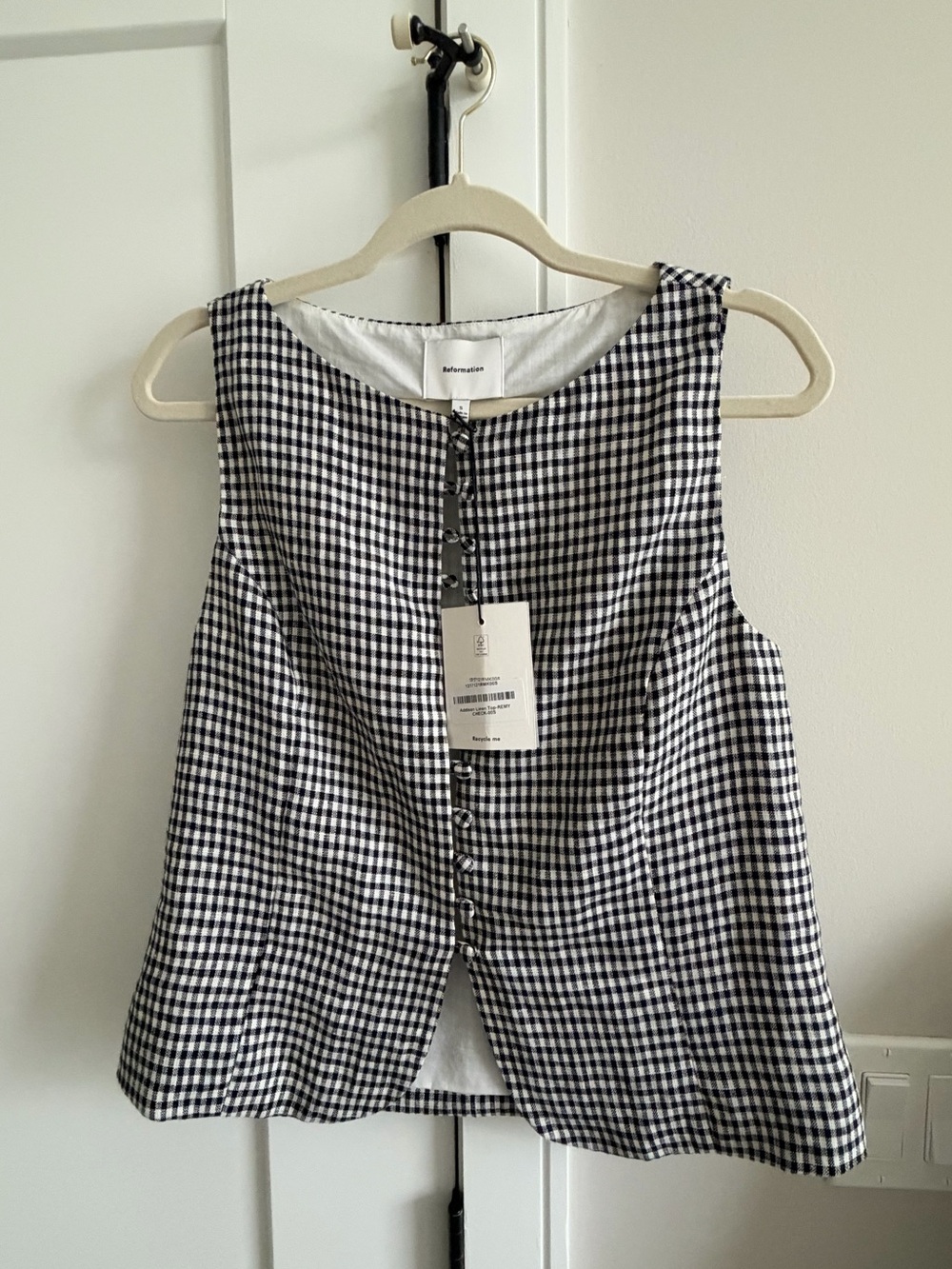 Reformation Addison Linen Top - Picture 2 of 4